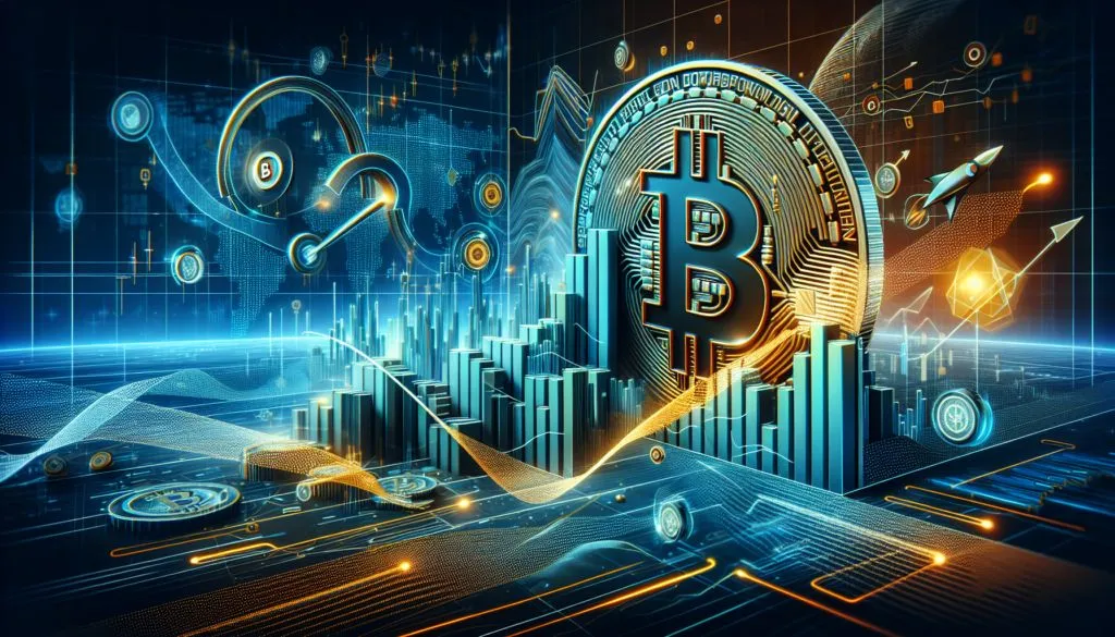 Live cryptocurrency price ticker with bitcoin and ethereum rates